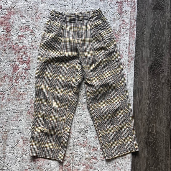 Urban Outfitters Pants - Urban outfitters Wide legged plaid trousers